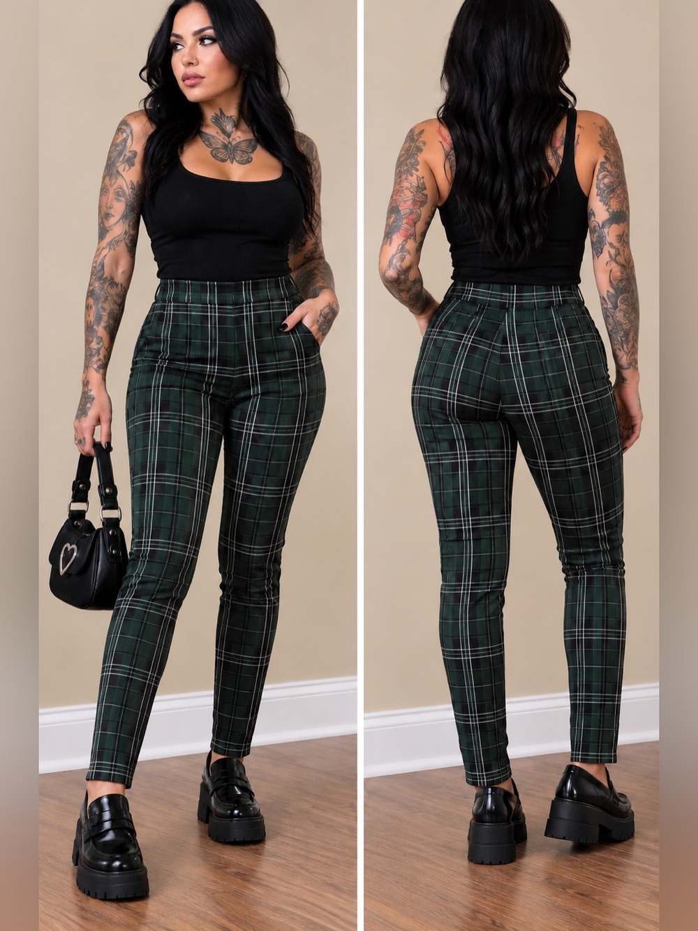 Ann Taylor Plaid Dress Pants